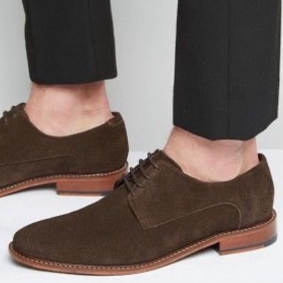 Ted Baker Brown Suede Derbys 